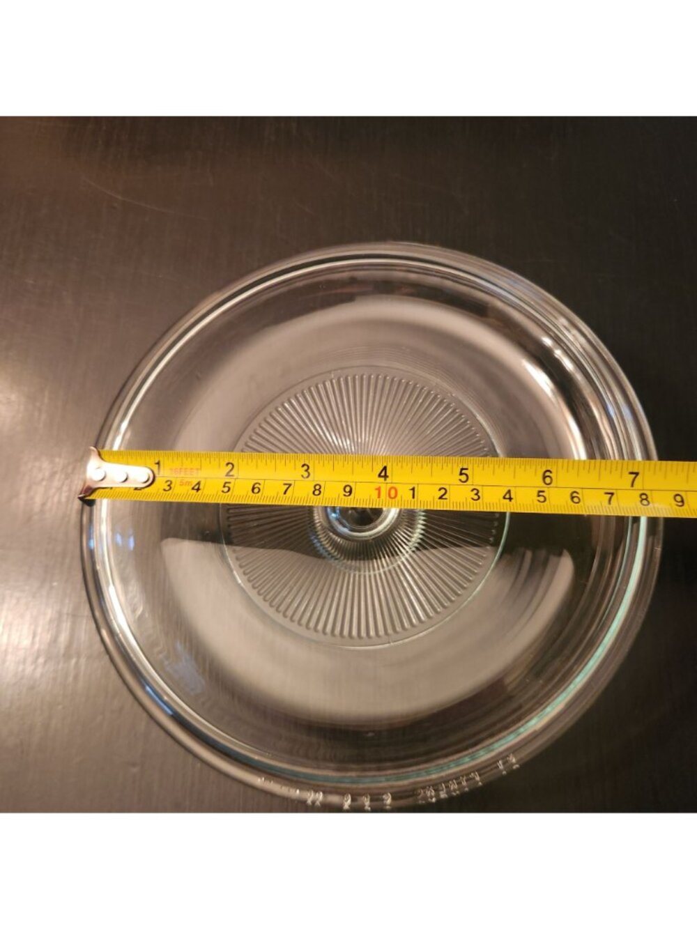 Round Pyrex Lid with Handle #31Round Ribbed G5CA - Picture 6 of 6